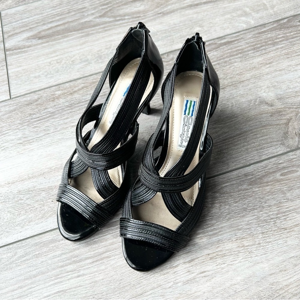 Arnold Churgin  Handmade Patent Leather Gladiator Sandal